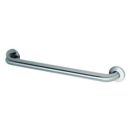 BOBRICK 18 in x 1 1/4 in Straight Grab Bar with Satin Finish B-5806X18